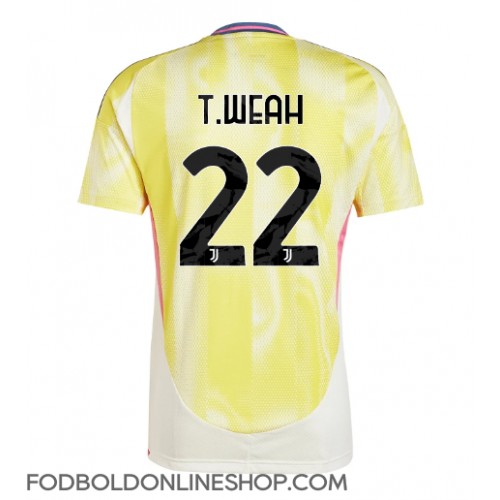 Juventus Timothy Weah #22 Udebanetrøje 2024-25 Kortærmet